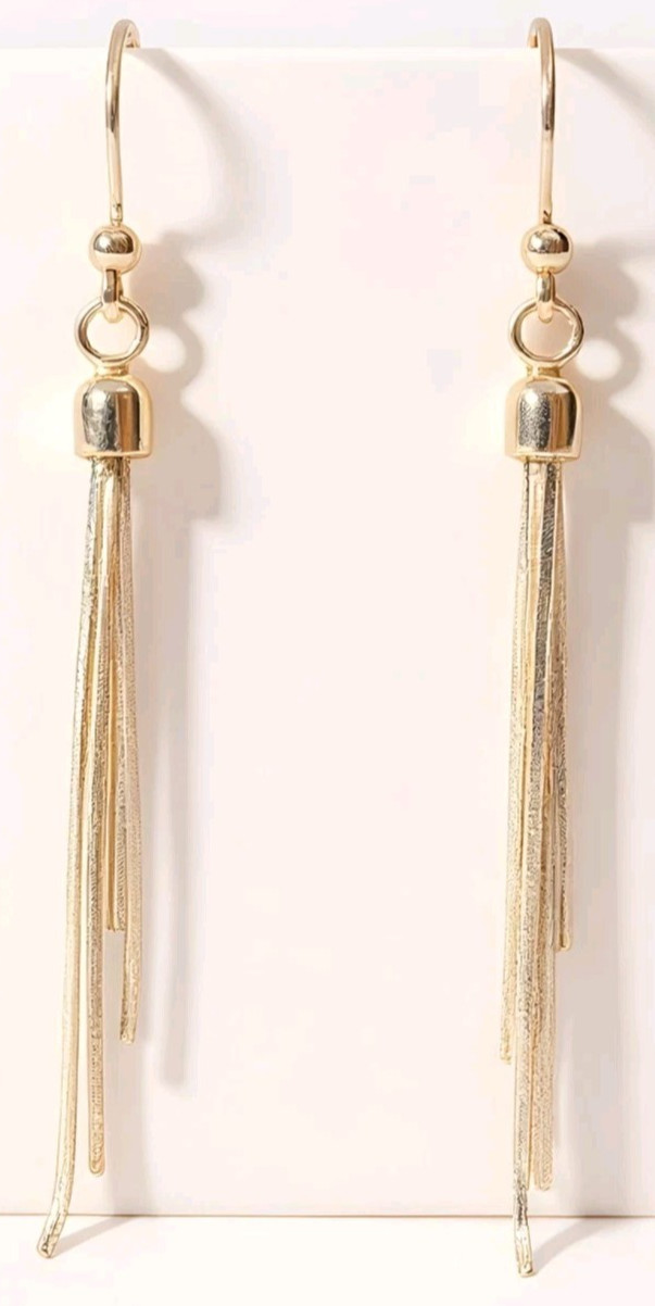 Dyadema Italy 925 Sterling Silver Tassel Earrings 2-7/8