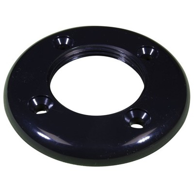 Vinyl Pool Return Faceplate Threaded Black : 25546-004-000