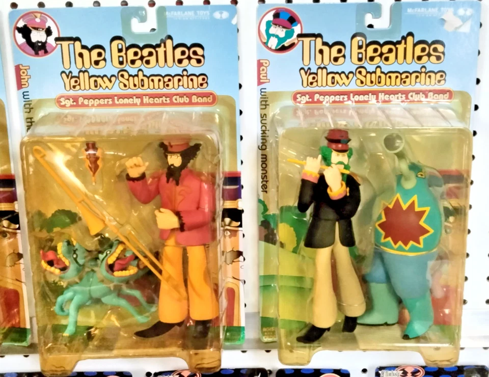 Juego De 9 Juguetes MCFARLANE Submarino Amarillo The Beatles 1999/2000 De Colección Foto 3 de 4