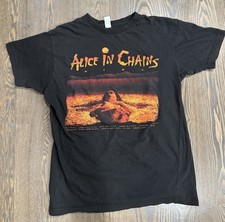 Alice In Chains Dirt Album Graphic T Shirt Black Mens Size M W/ Distressed Art