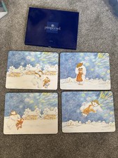 The Snowman Pimpernel Placemats Artwork by Raymond Briggs Brand New Christmas
