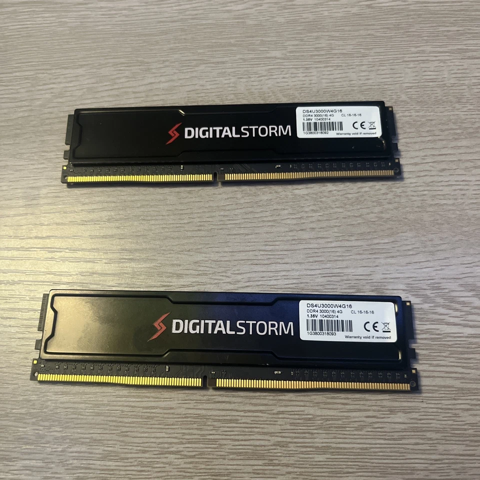 4GB x 2 DDR4 Digital Storm DS4U3000W4G16 DDR4 3000(16) Desktop Ram - Image 2 of 3