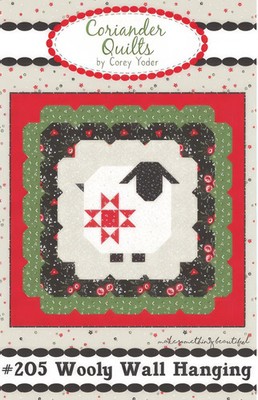 Wooly Wall Hanging Pattern by Coriander Quilts