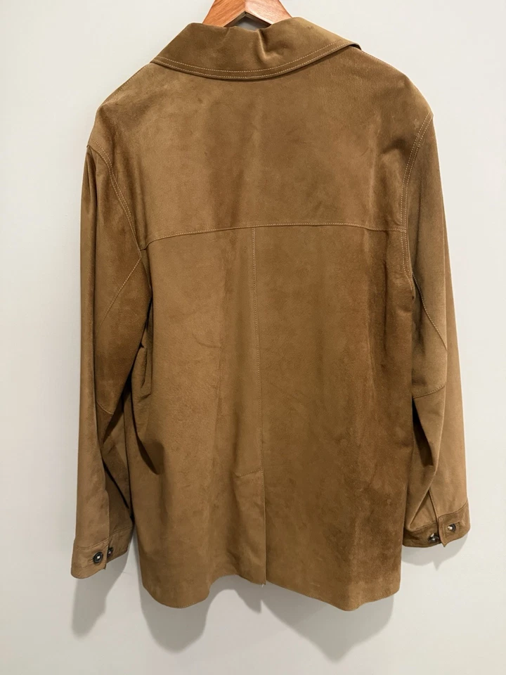 Suede Coat by Andrew Marc  light brown. Large - Image 2 of 4