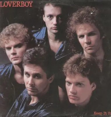 Loverboy Keep It Up INSERT NEAR MINT CBS Vinyl LP