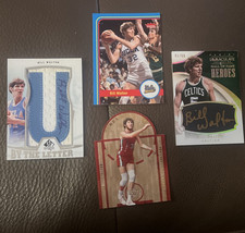 Upper Deck Panini Fleer Autographed Bill Walton NBA Basketball Card Lot