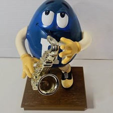 M&M's Blue Character Saxophone Player Candy Dispenser — listing 3