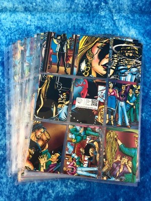 Sachs & Violens komplettes Sammelkarten Basis und Verfolgungsjagd Set von Comic Images 1992