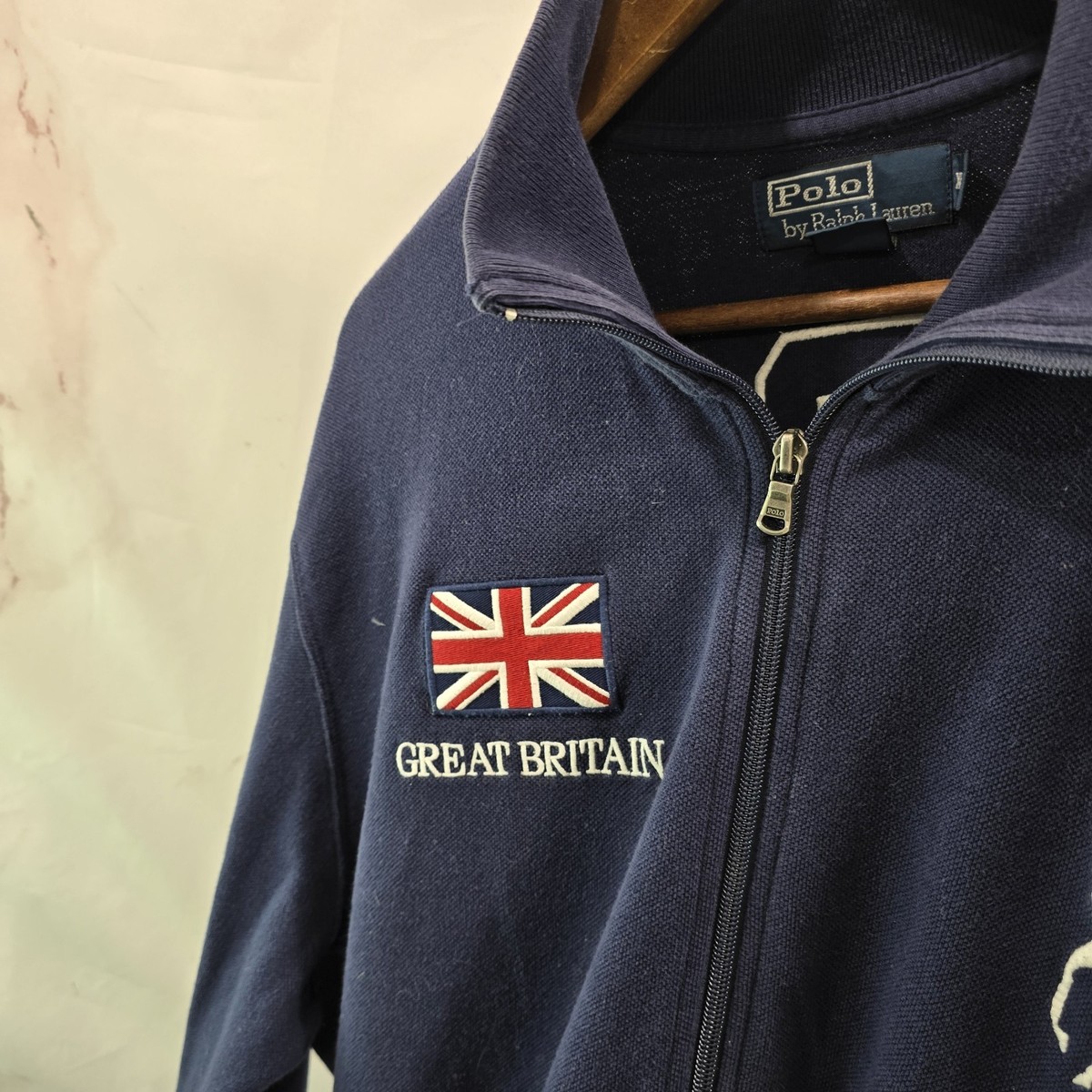 POLO Ralph Lauren マルチボーダー スウィングジャケット XL 90's ラルフローレン マルチボーダー柄 コットン スウィングトップ