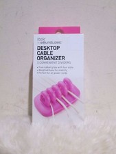 New with Box - itek Desktop Cable Organizer 5 Dividers Pink USA Seller