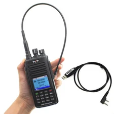 TYT MD-390 MD-UV390 5W Digital Mobile Radio Dual Band 2 Way Radio with USB Cable