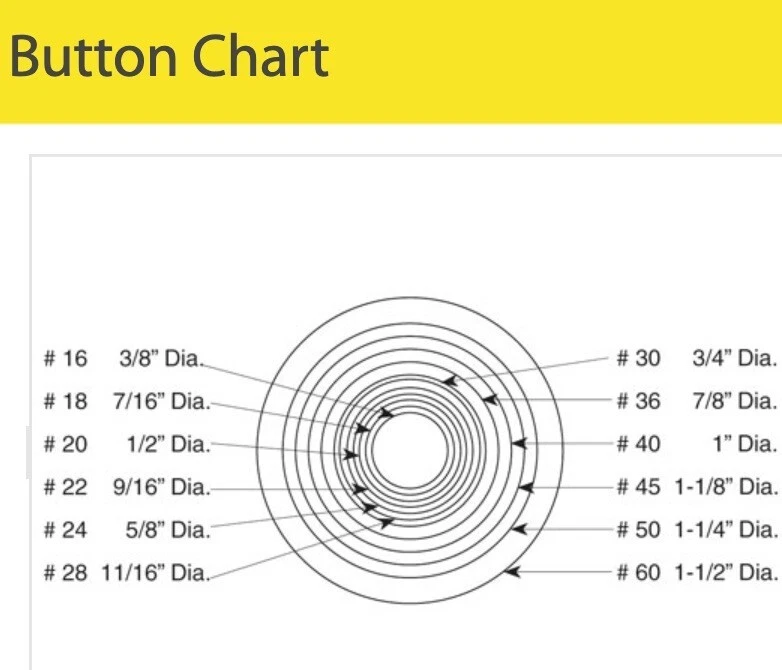(144) C.S. Osborne Covered Button Wire Eye-Style #44, Size 22: 9/16" dia (76544) - Image 4 of 4