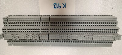 WAGO 280-550 TERMINAL BLOCKS 20A, 500 V  QTY 57 -DIN RAIL  TRIPLE  DECK  300V
