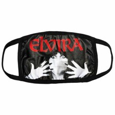 Elvira Classic Red Logo Face Mask - New - Horror Halloween - Made In The USA