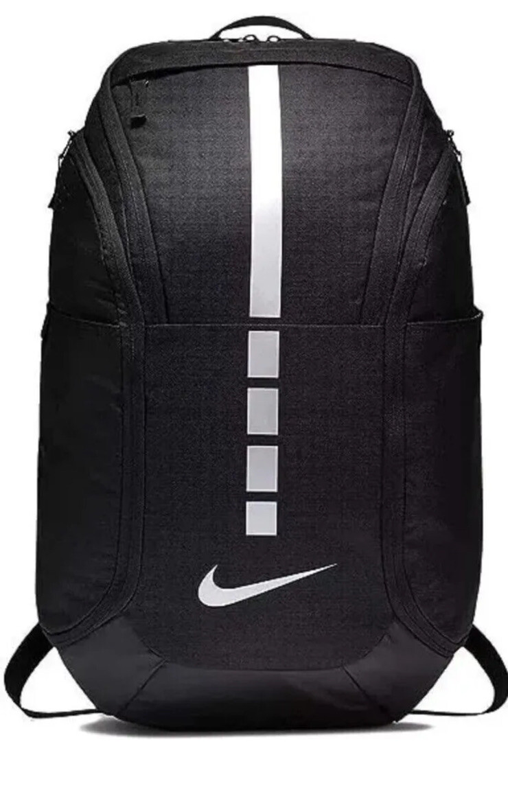 Nike Hoops Elite Pro Backpack Basketball Black Metallic Silver DA1922