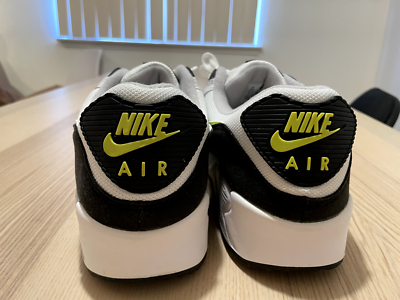 NEW Nike Air Max 90 AM90 CZ1846-100 Hot Lime Black White Mens Size