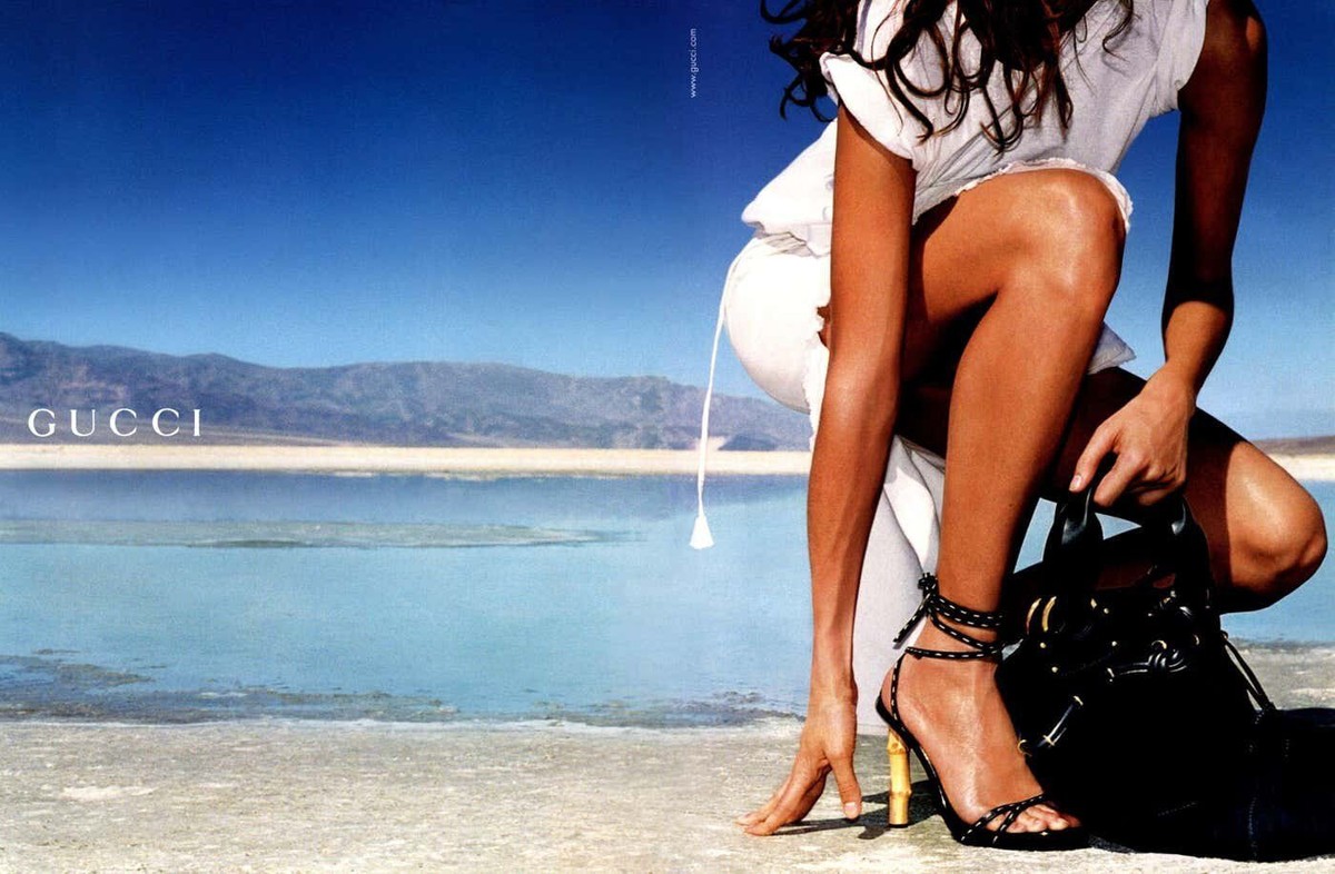 靴 Vintage Gucci bamboo sandl heels 2002 Tom Ford for Gucci Bamboo Heel Strappy Sandals - 37.5