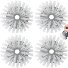 Palm Brush Refills for OXO Steel Soap Dispensing Dish Brush - 4 Pack Cleaning Re