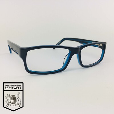 SPECSAVERS Brille BLAU RECHTECKIG Brillengestell MOD: EMILE 25390148