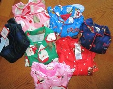 Christmas 2 Piece Kids Toddler Pajamas Child Size Top and Bottoms