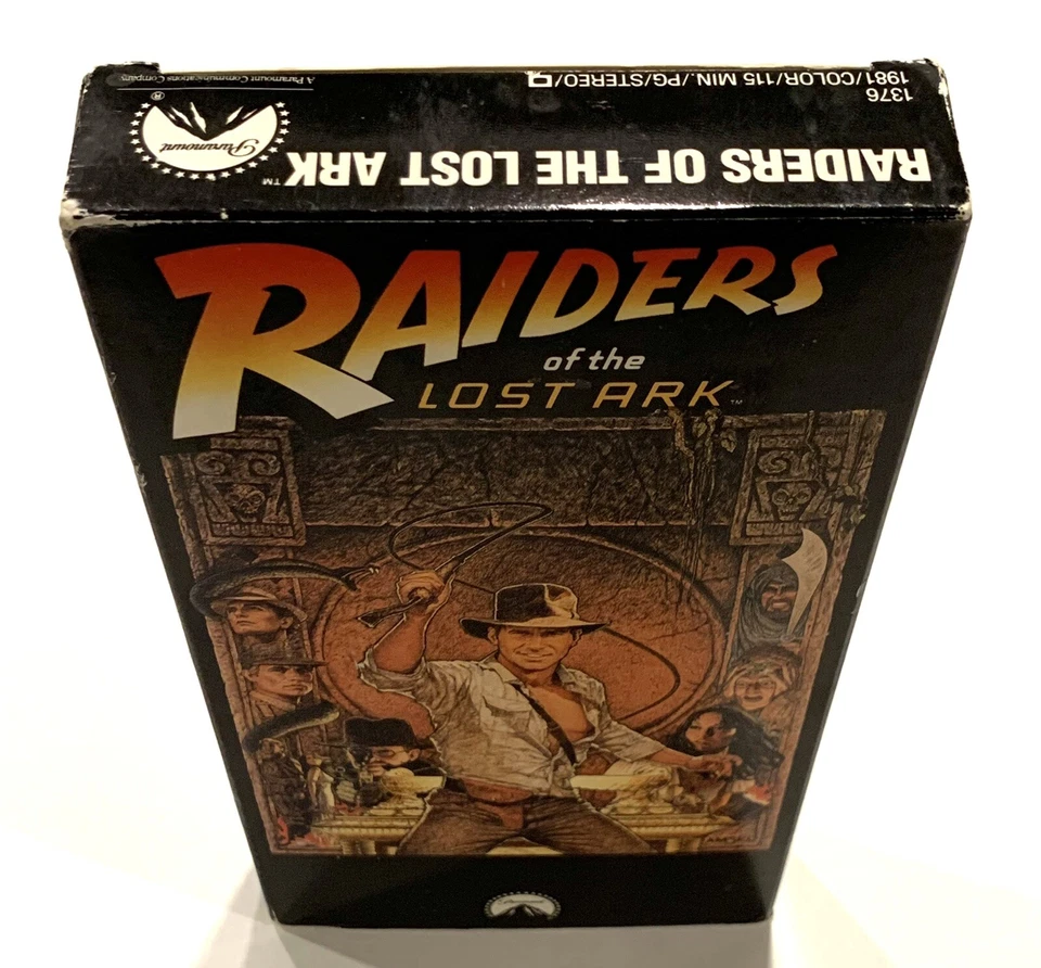1989 RAIDERS OF THE LOST ARK - VHS - Lucasfilm - Paramount 1376 HiFi Stereo - Image 4 of 4