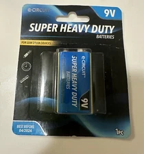 E-Circuit Super Heavy Duty Battery 9V