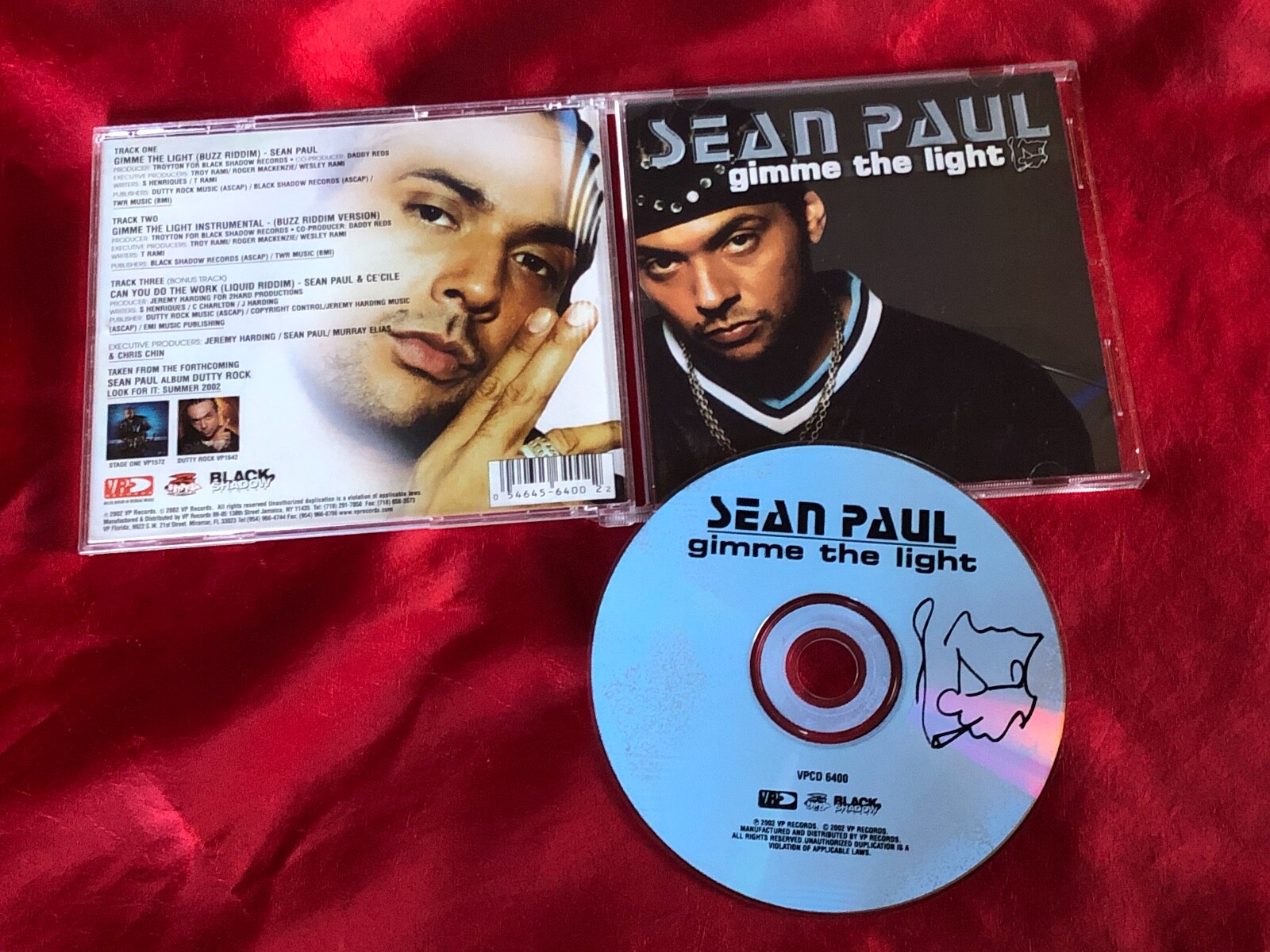 Sean Paul Gimme The Light 3Trk 2002 USA CD 75678802928 eBay