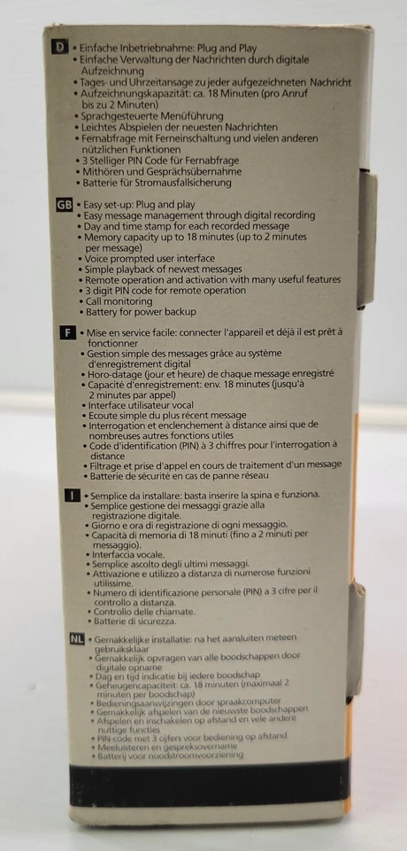 *B4) Rot - Swatch Telecom Record Retro Digital Anrufbeantworter - Sangria - Bild 3 von 4