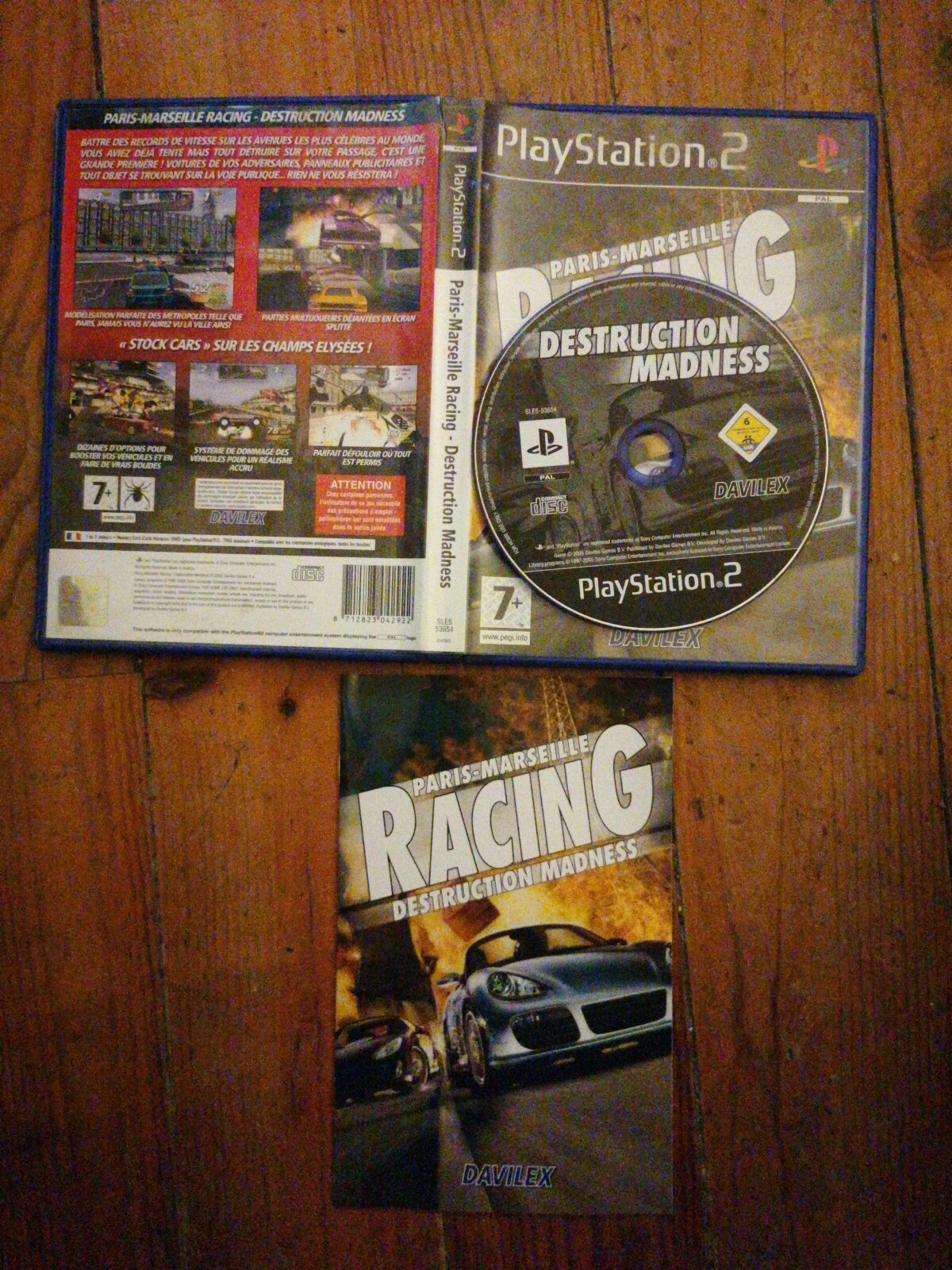 Jeux Vidéo Paris Marseille Racing Destruction Madness Ps2 Davilex Avec Notice