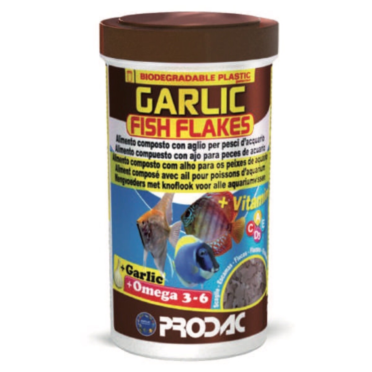PRODAC GARLIC FISH FLAKES 100 ML FIOCCHI PESCI ACQUARIO MANGIME SCAGLIE AGLIO