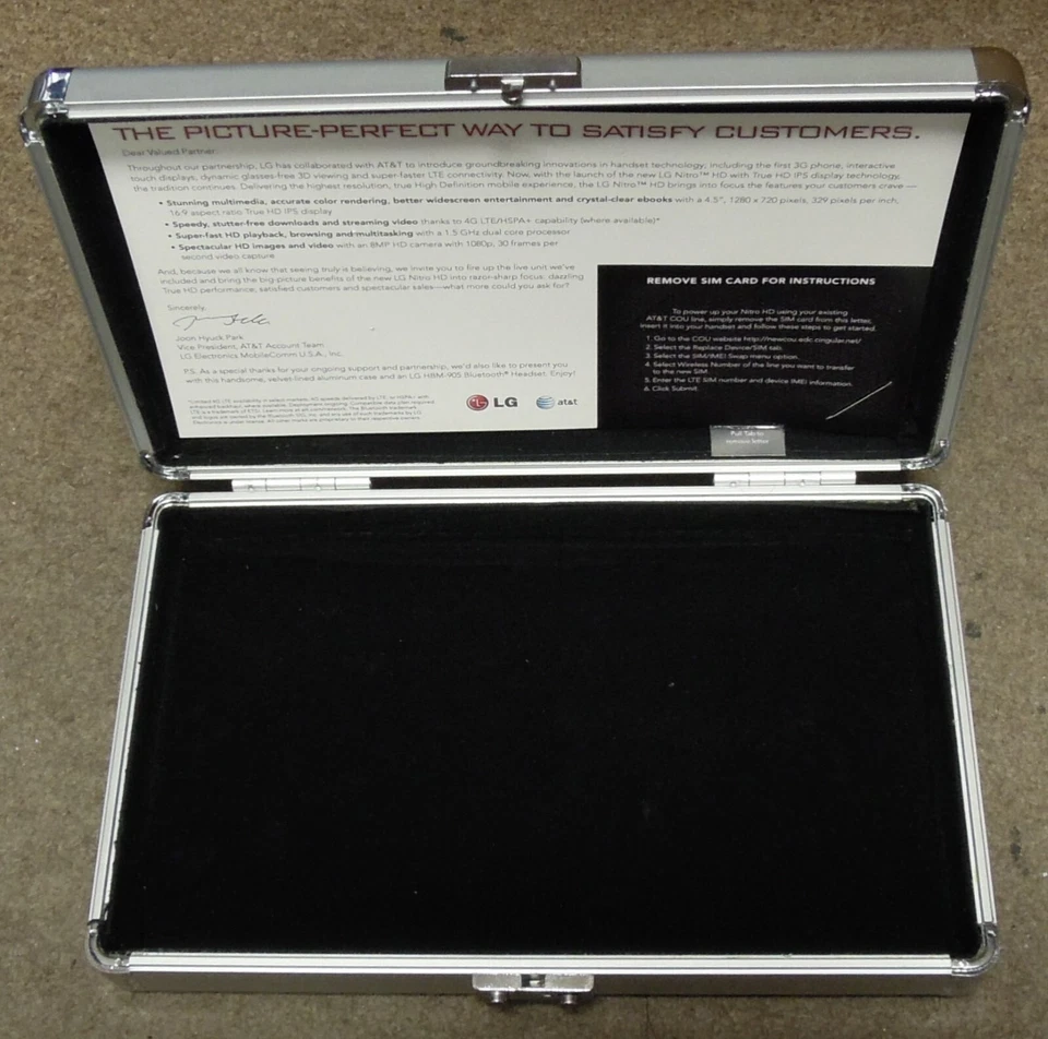 LG Nitro HD P930 AT&T Negro 0418-04M Foto 3 de 4