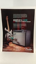 FENDER PRINCETON REVERB GUITAR AMPLIFIERS   11 X 8.5 - PRINT AD.  6.