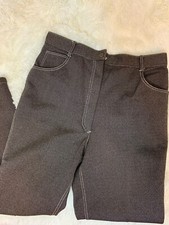 Vintage Sears Perma Prest Dark Wash Bell Bottom Flare Jeans 60s 70s Stretch 14