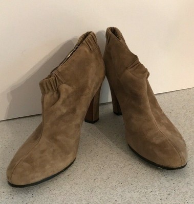 sam edelman tan suede booties