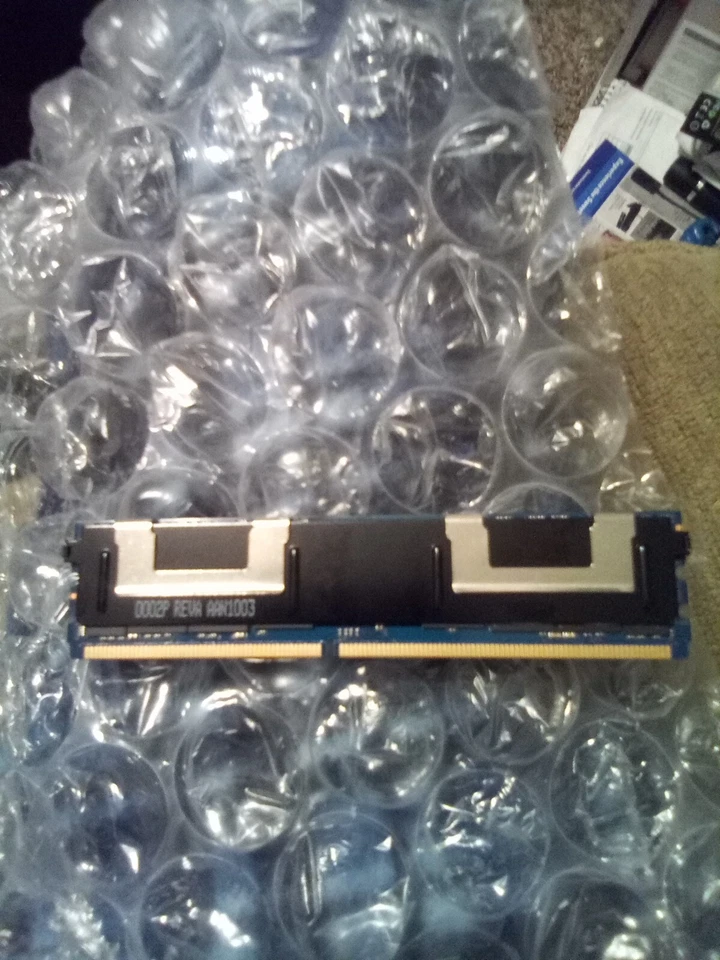 KIT DE MEMORIA HP 8GB (2X4GB) 397415-B21 PC2-5300 DDR2 SDRAM ECC 398708-061 Foto 3 de 3