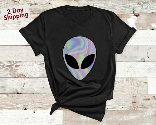 Alien Head T Shirt Colorful Alien Shirt 