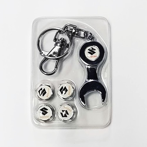 (2 Sets) 8pc Suzuki Valve Stem Caps 2pc Keychains BLOWOUT SPECIAL! eBay