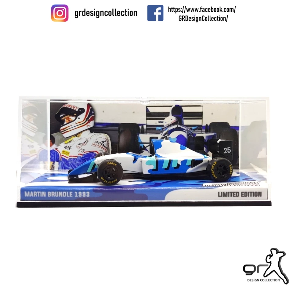 Martin Brundle - Ligier JS39 - F1 1993 Hugo Pratt Livery / Altaya - IXO / 1:43 - Immagine 2 di 4