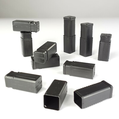 10x Quadropack 20x20 Teleskop 50-80 Plastik Hülse Sortier Schutz Box Kunststoff