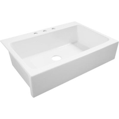 #ad #ad SINKOLOGY SK450 34FC Josephine Apron Farmhouse 34 in. 3 Hole 1 Bowl Kitchen Sink $149.99