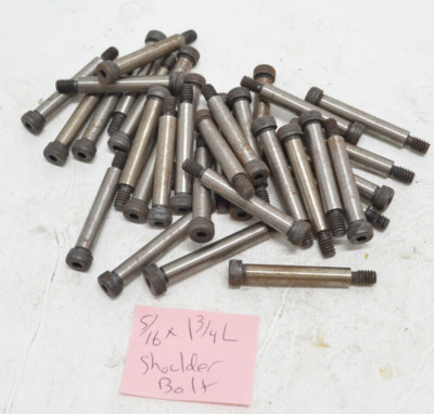 5/16 X 1 3/4'' L, 1/4-20 THREAD SHOULDER SCREWS - BLACK FINISH ALLOY STEEL Qty 34