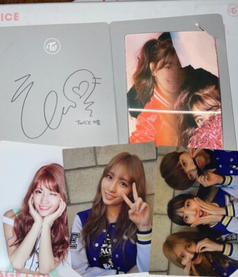 TWICE ALL MEMBER AUTOGRAPHED SIGNED ALBUM PAGE TWO | eBay