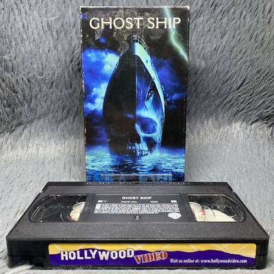 Ghost Ship VHS 2003 Warner Home Video Sea Evil Classic Horror Movie Film