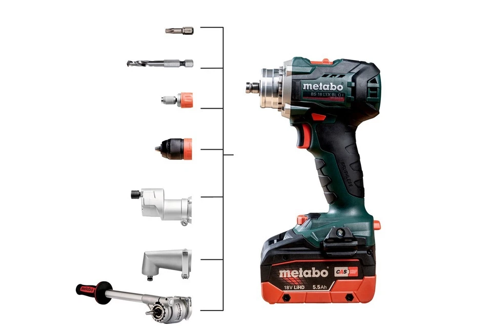Metabo BS 18 LTX BL Q I Cordless Drill / Screwdriver, 18v Body Only - 602359840 - Image 3 of 4