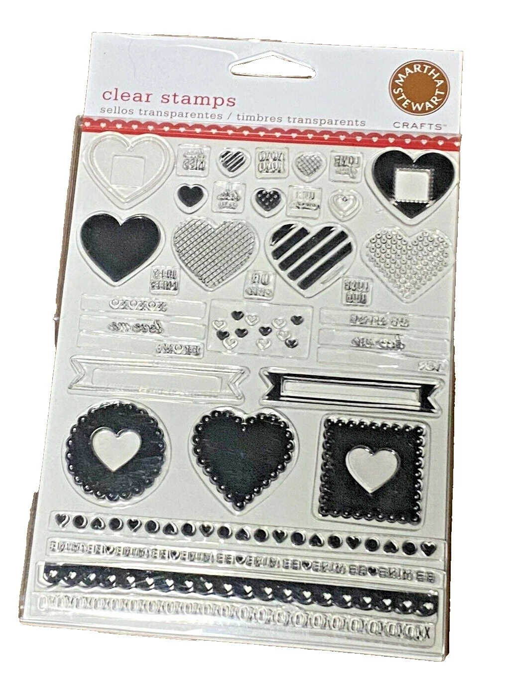 Martha Stewart Love & Hearts Craft Stamps