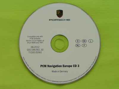 NAVIGATION CD BENELUX DÄNEMARK 2012 PORSCHE PCM 2.0 CAYENNE CAYMAN BOXSTER 911