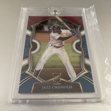 2021 Select Baseball Jazz Chisholm TRI-COLOR PRIZM SP RC Rookie Card #71! (B1)
