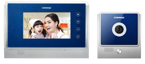 Commax 7" Hands-Free Video Phone & Indoor Camera Kit - Blue CDV-70U/DRC-4U  - Picture 1 of 4