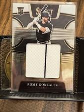 ROMY GONZALEZ 2022 PANINI SELECT JUMBO JERSEY PATCH ROOKIE WORN WHITE SOX RELIC!