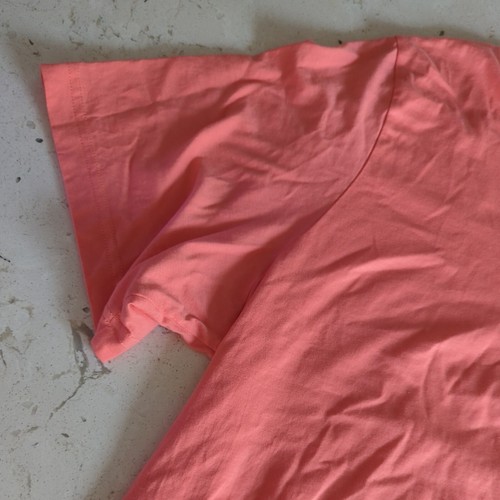 Psycho Bunny Mens Pink Peach V Neck T-Shirt Size XXLT 100% Pima Cotton EUC - Picture 4 of 12
